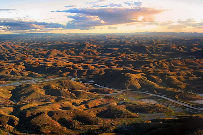 Une ville de Madagascar